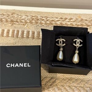CHANEL CC Dangle Earrings